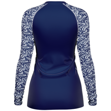 Chokefish™ Long Sleeve Rashguard Maori Woman's Shirt-006
